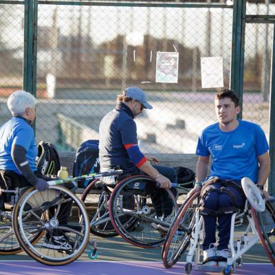 Actividades tenis en silla